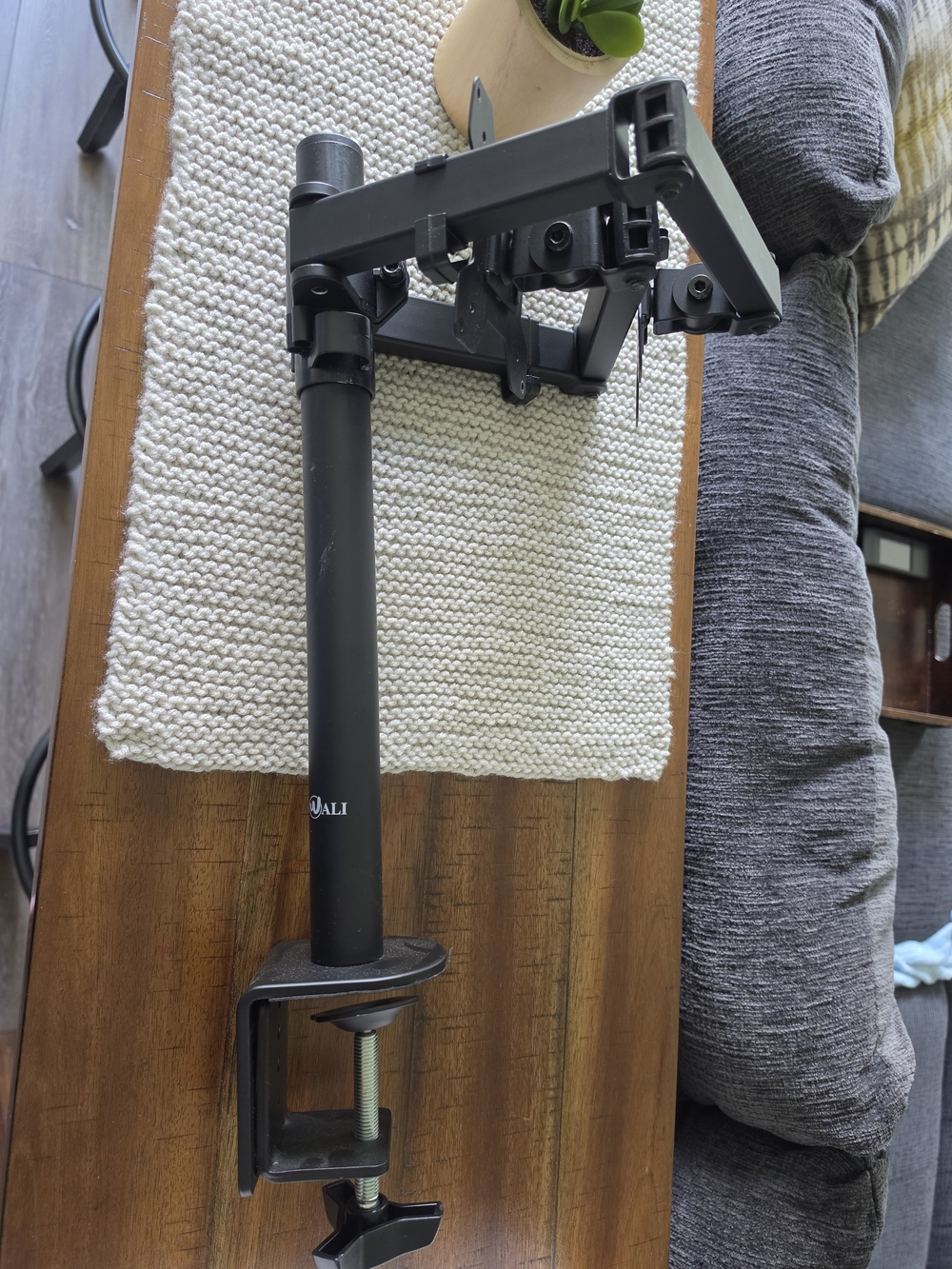 Adjustable Black Desk Mount Arm for VR/Monitor Accessories